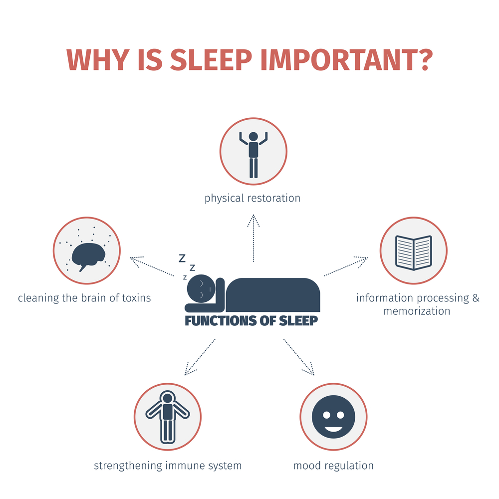Benefits of Sleep infographic