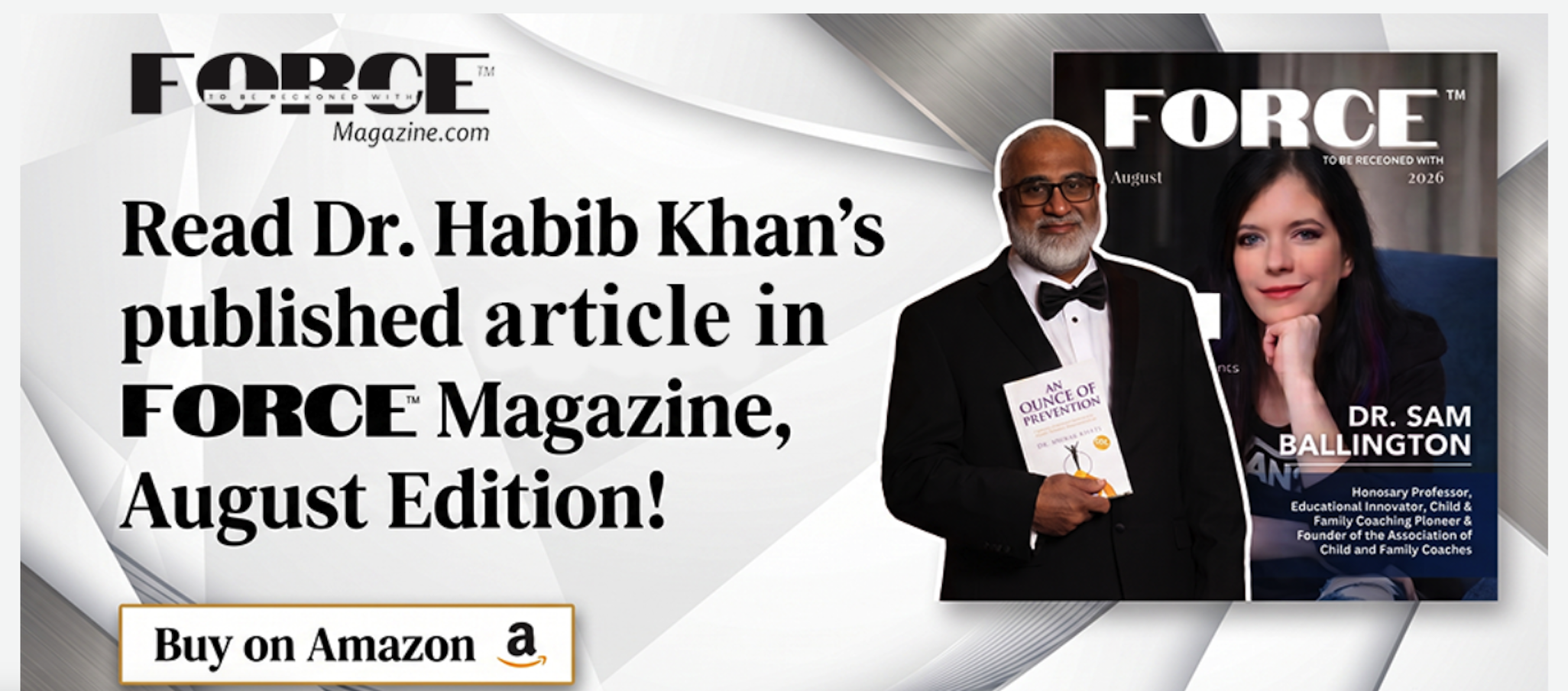 Force Magazine Dr. Habib Khan's story in Force Magazine